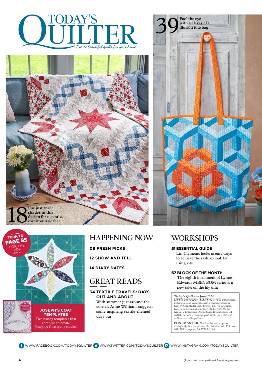 Today’s Quilter Preview Pages