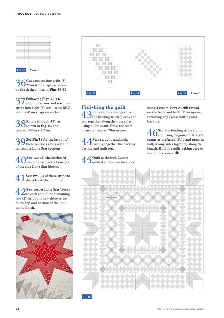 Today’s Quilter Preview Pages