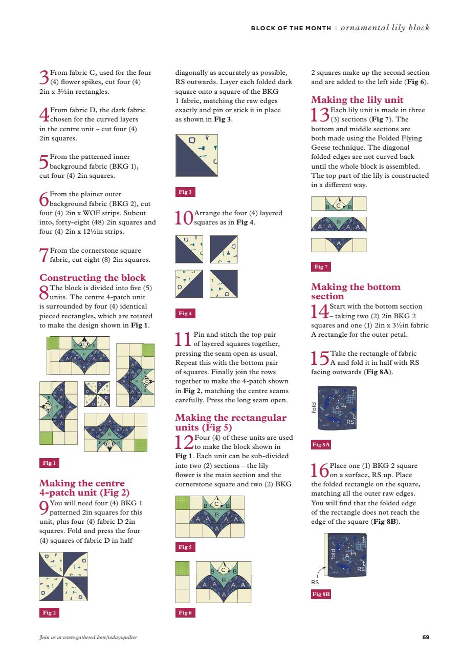 Today’s Quilter Preview Pages