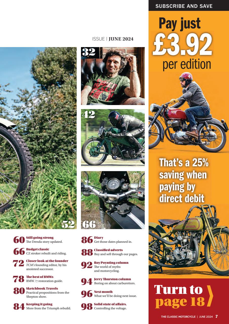 The Classic MotorCycle Preview Pages