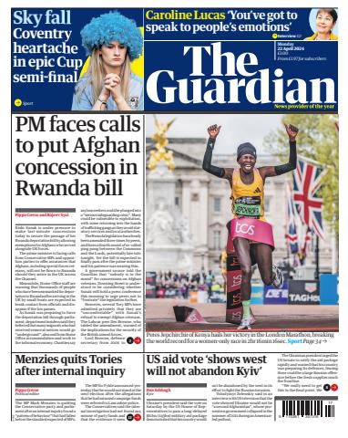 The Guardian Newspaper issue Monday, April 22, 2024
