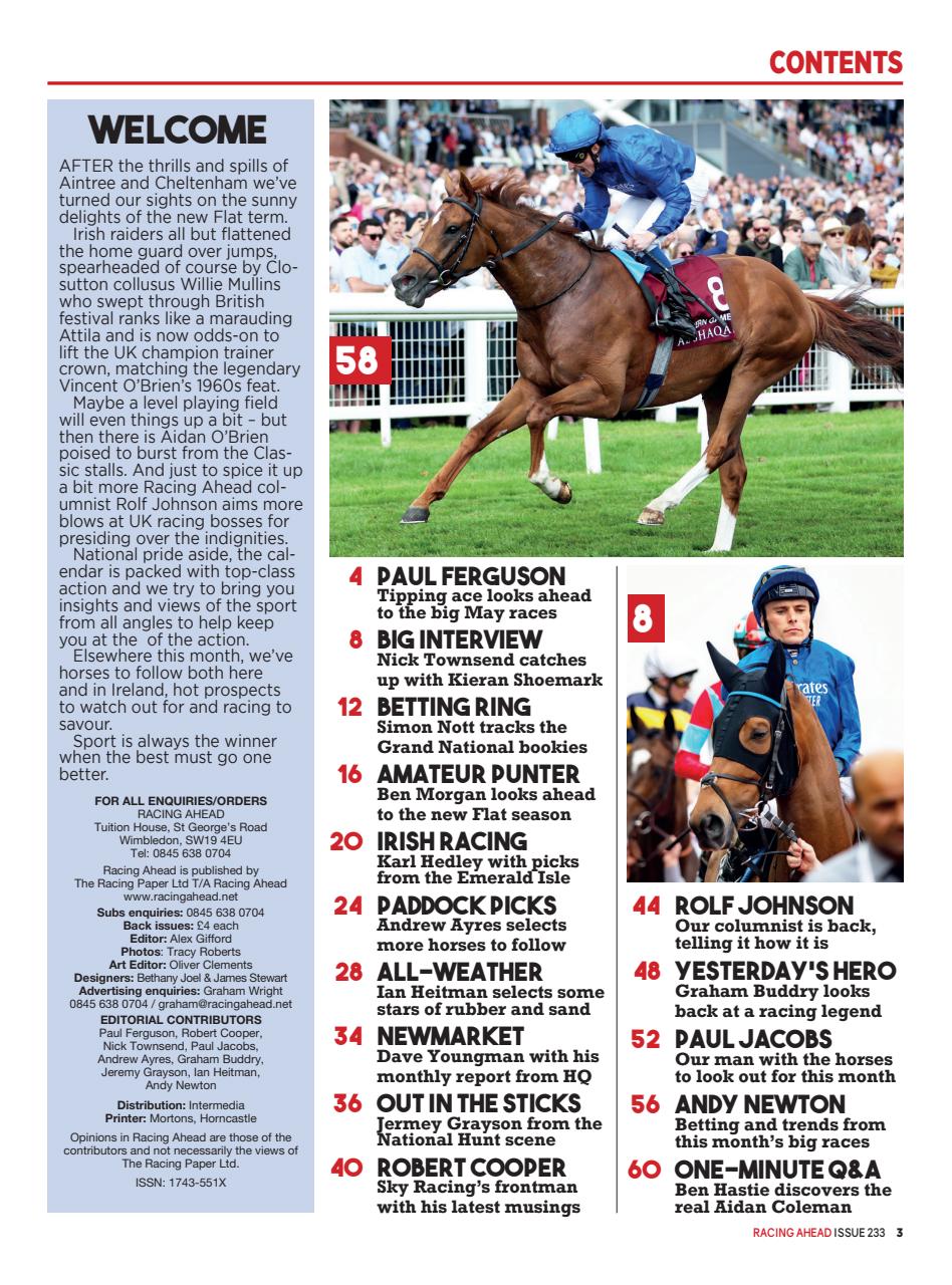 Racing Ahead Preview Pages