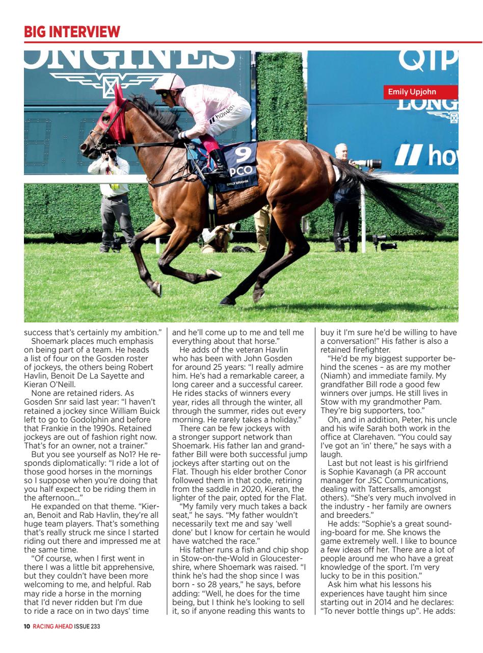 Racing Ahead Preview Pages