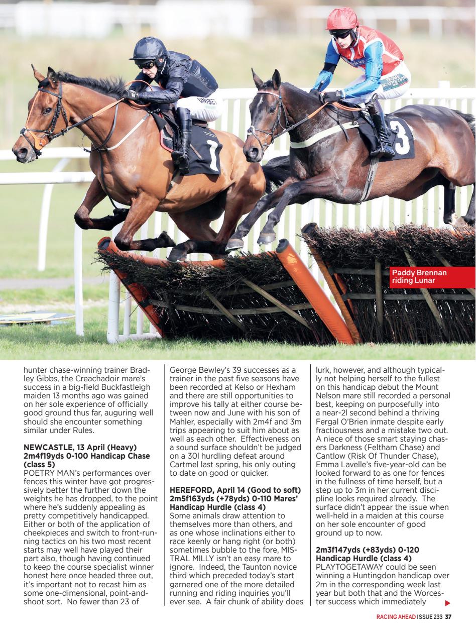 Racing Ahead Preview Pages