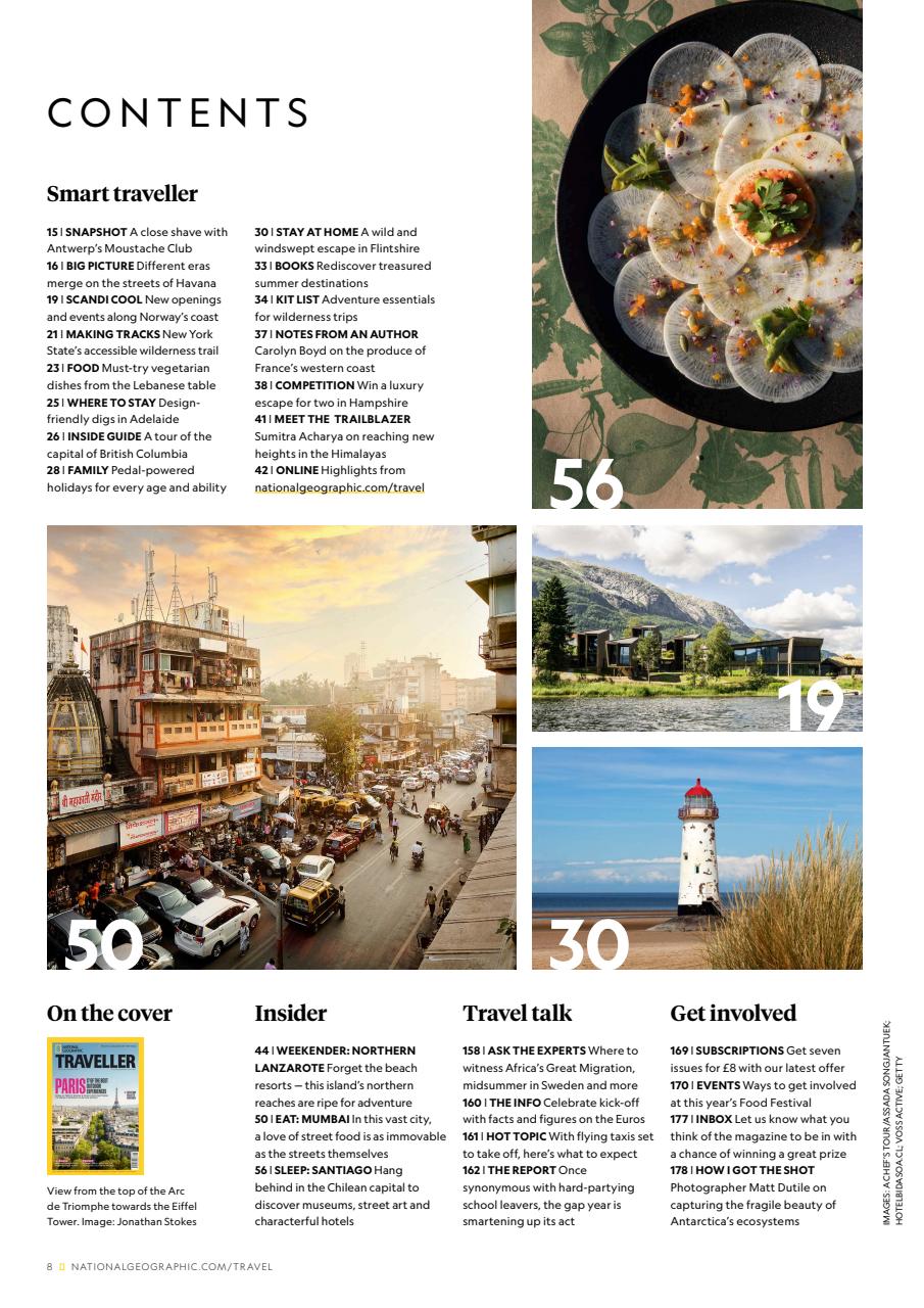 National Geographic Traveller UK Preview Pages