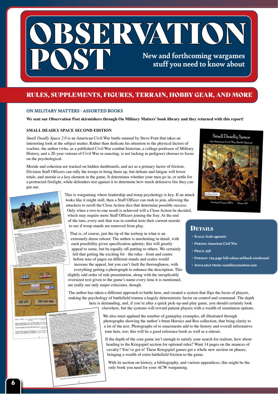 Wargames Illustrated Preview Pages