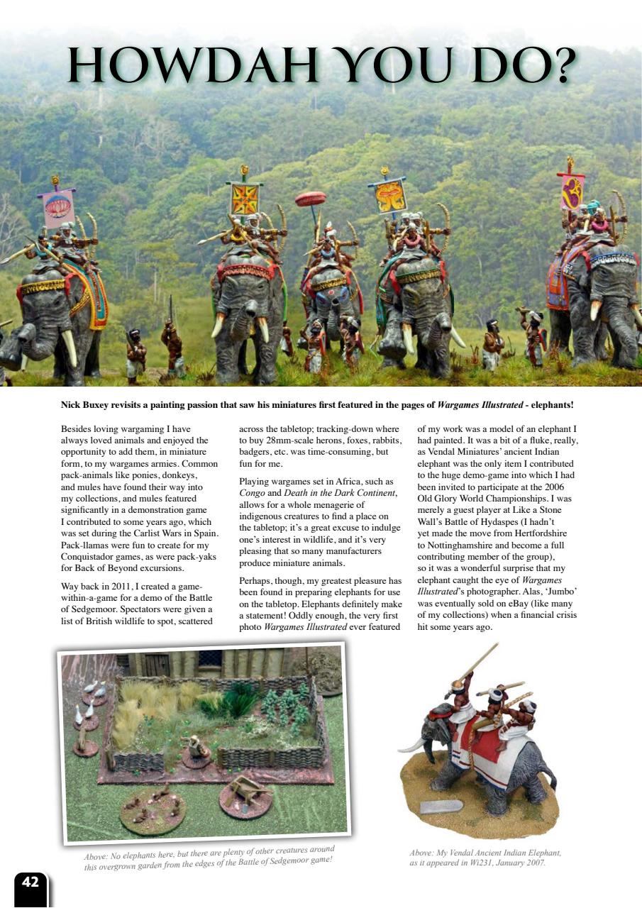 Wargames Illustrated Preview Pages