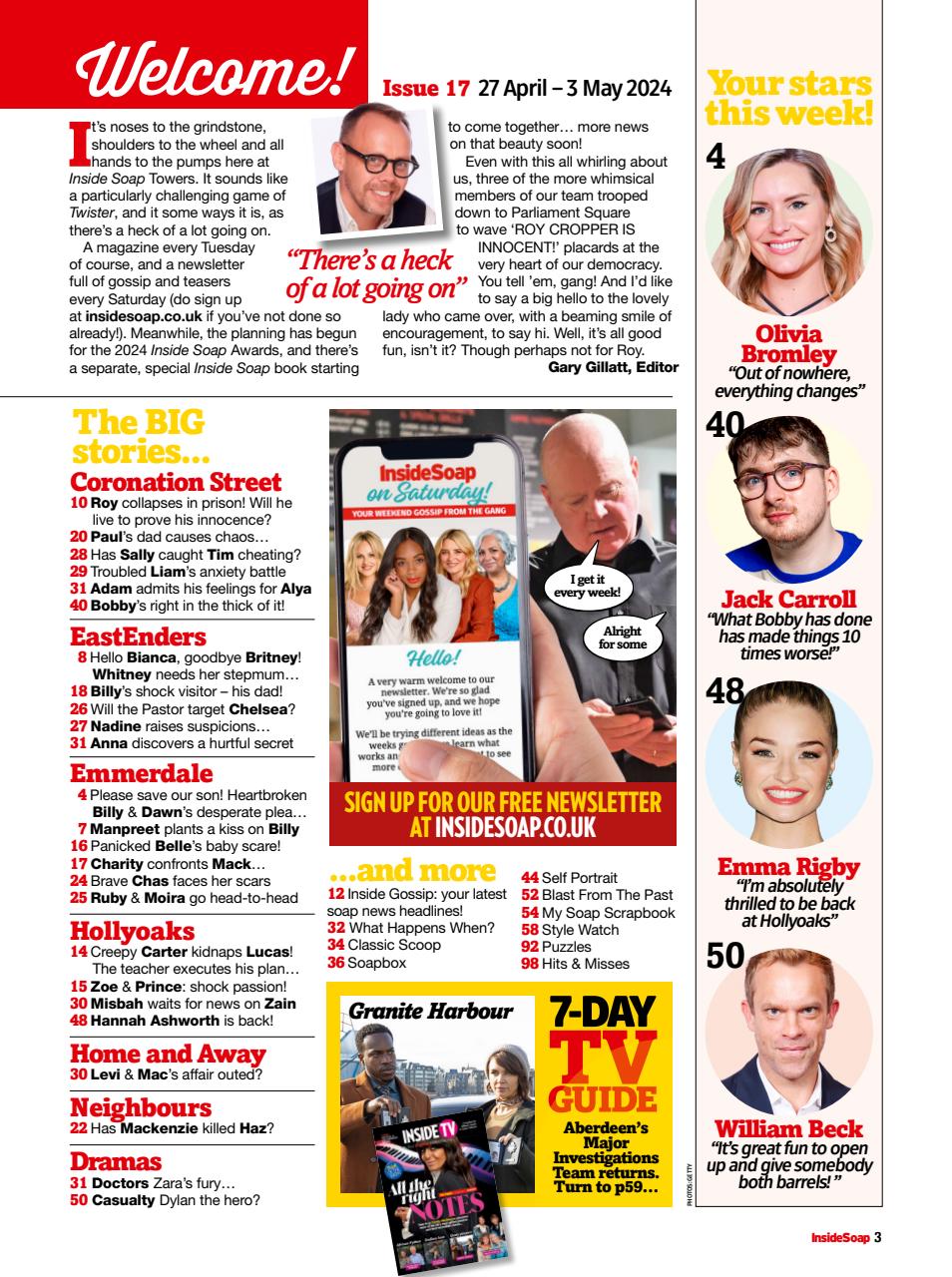 Inside Soap Preview Pages