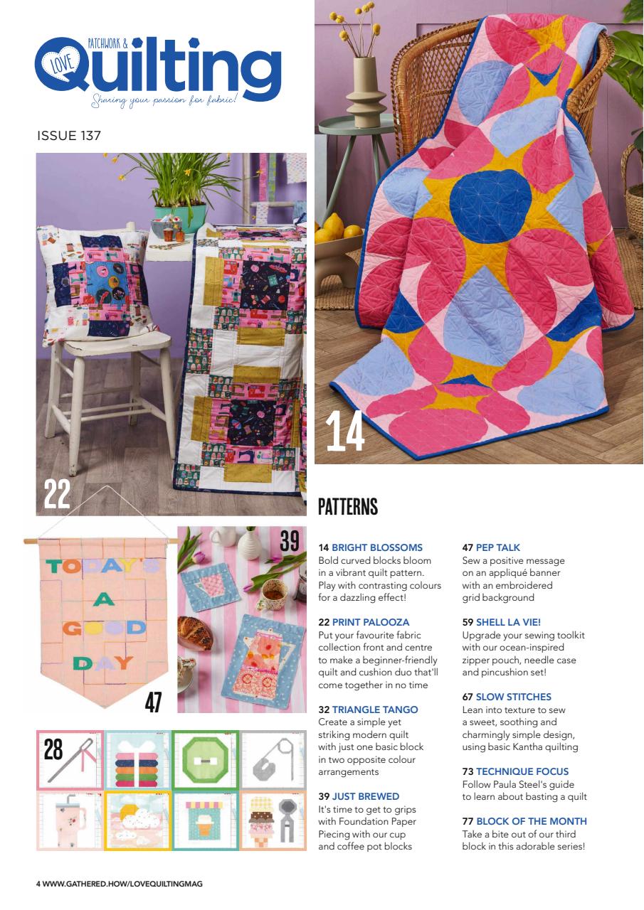 Love Patchwork & Quilting Preview Pages