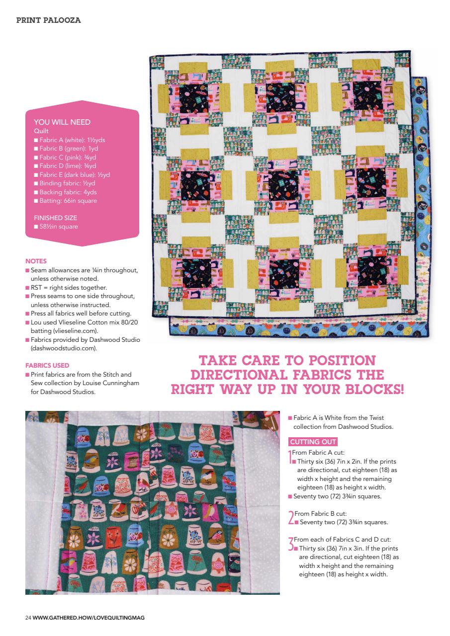 Love Patchwork & Quilting Preview Pages