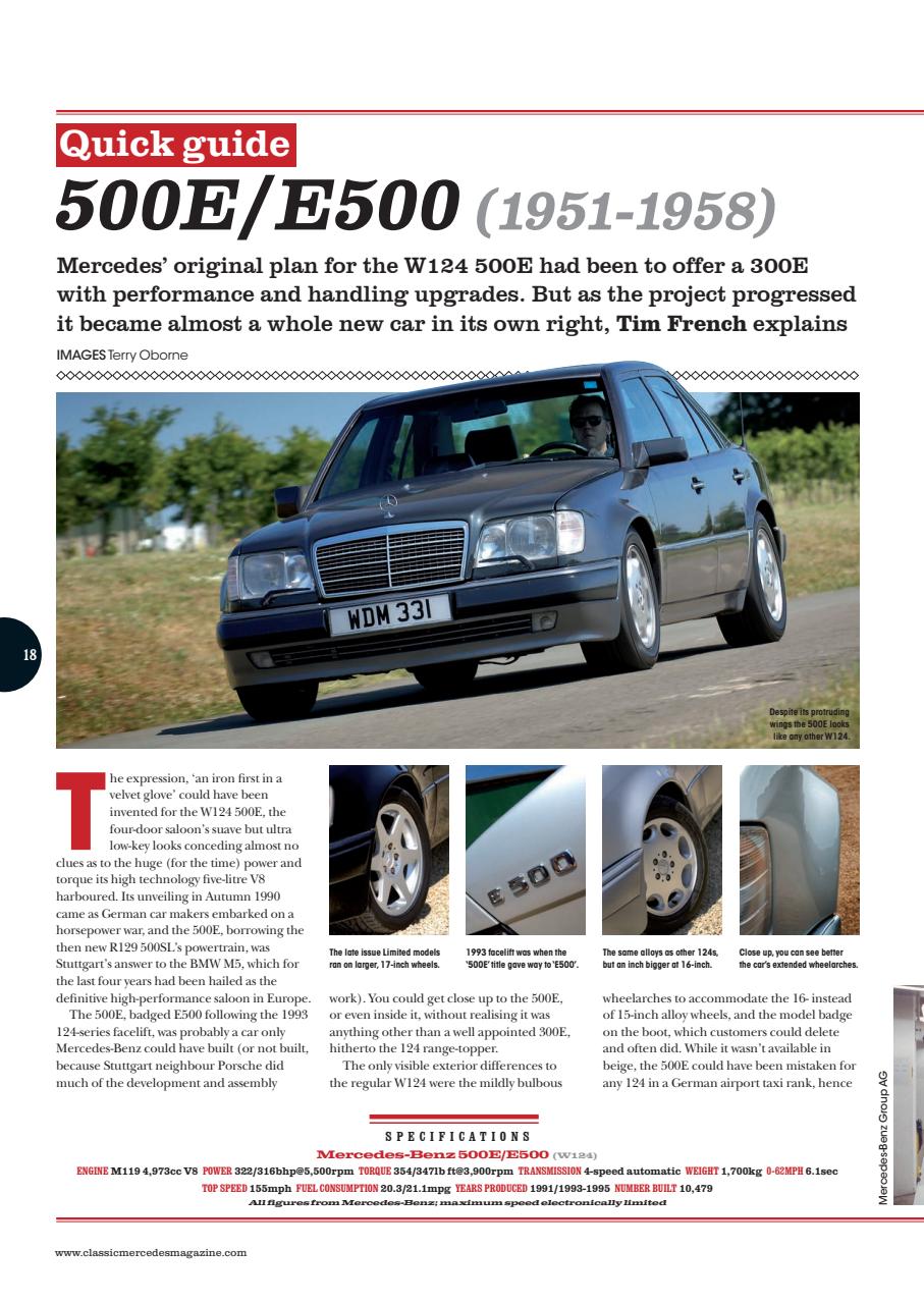 Classic Mercedes Preview Pages