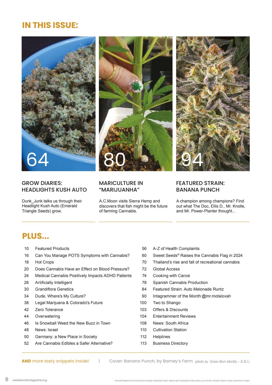 Weed World Preview Pages