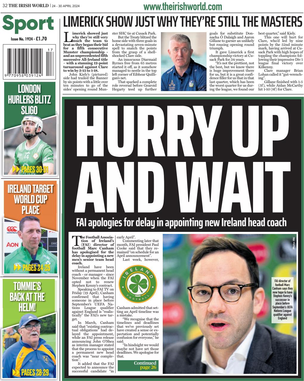 Irish World Preview Pages