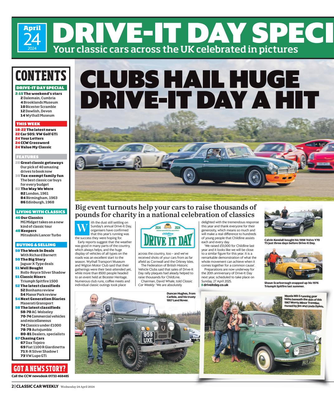 Classic Car Weekly Preview Pages