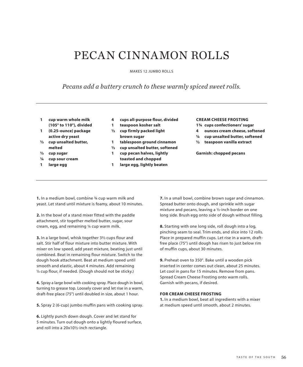 Taste of the South Preview Pages