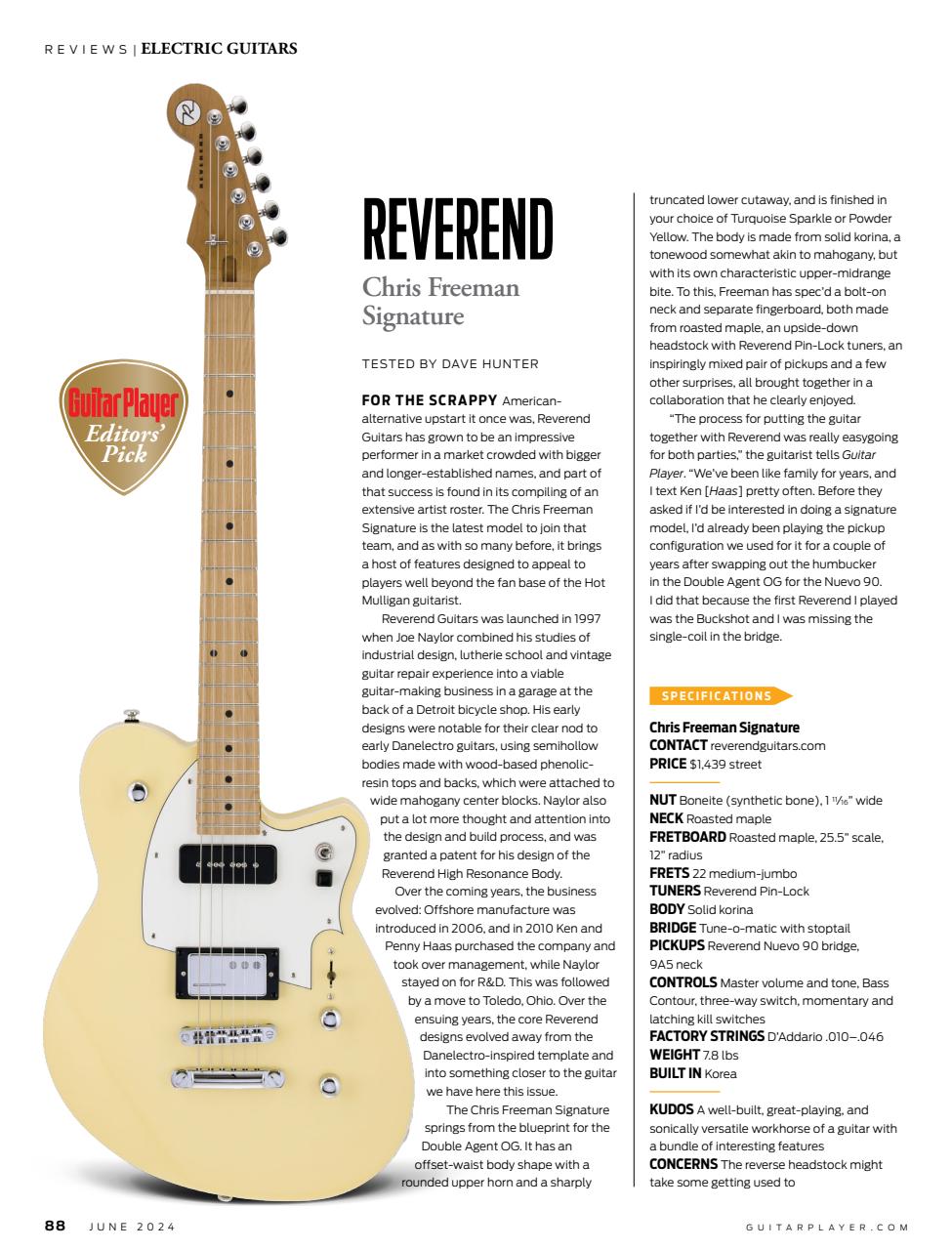 Guitar Player Preview Pages
