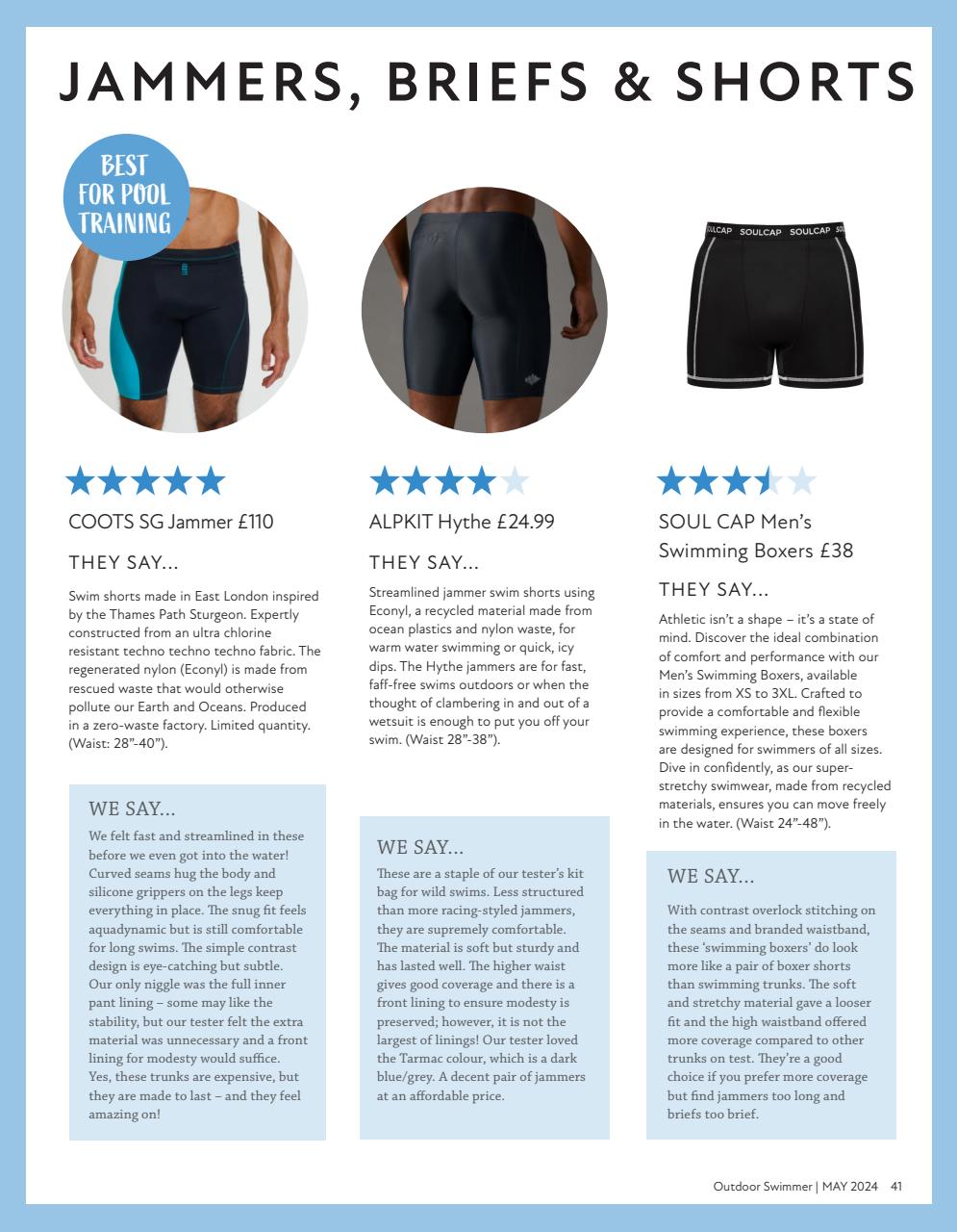 Outdoor Swimmer Preview Pages