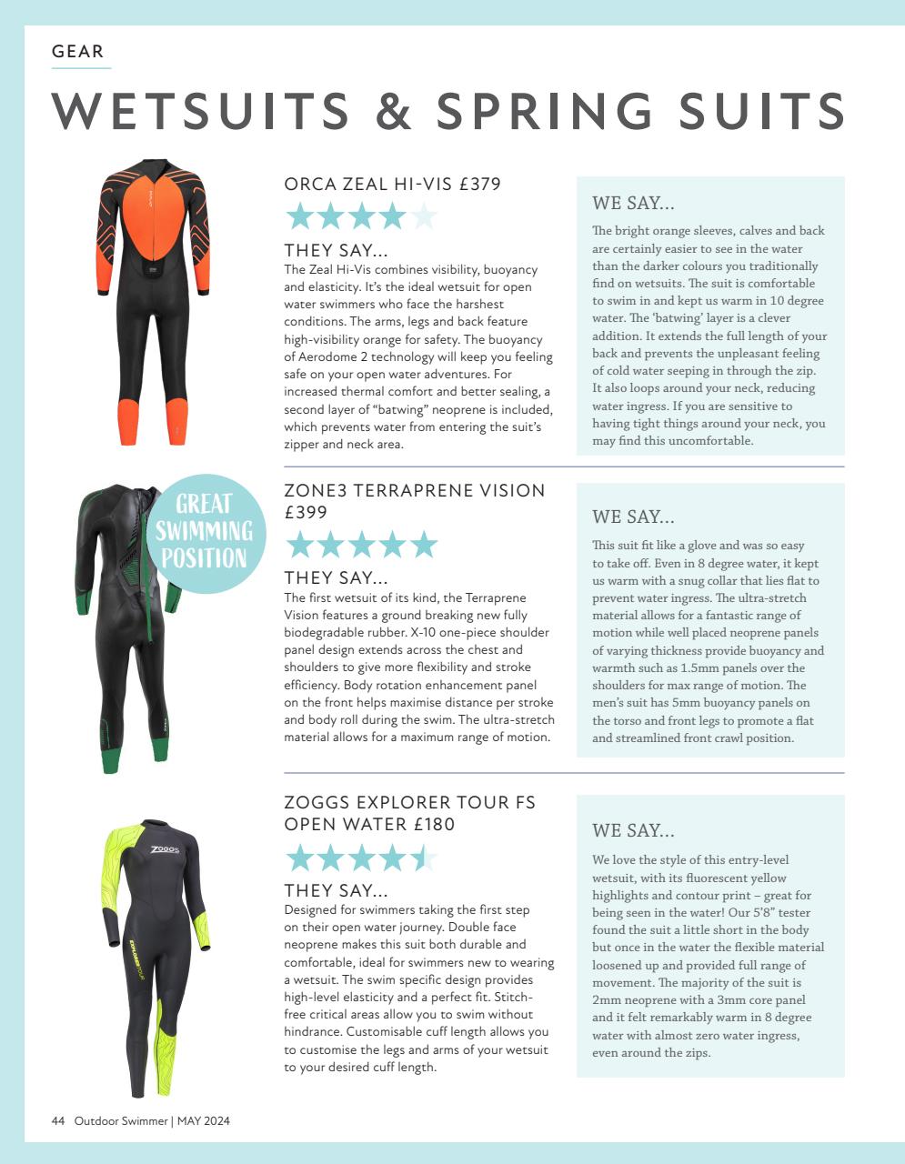 Outdoor Swimmer Preview Pages