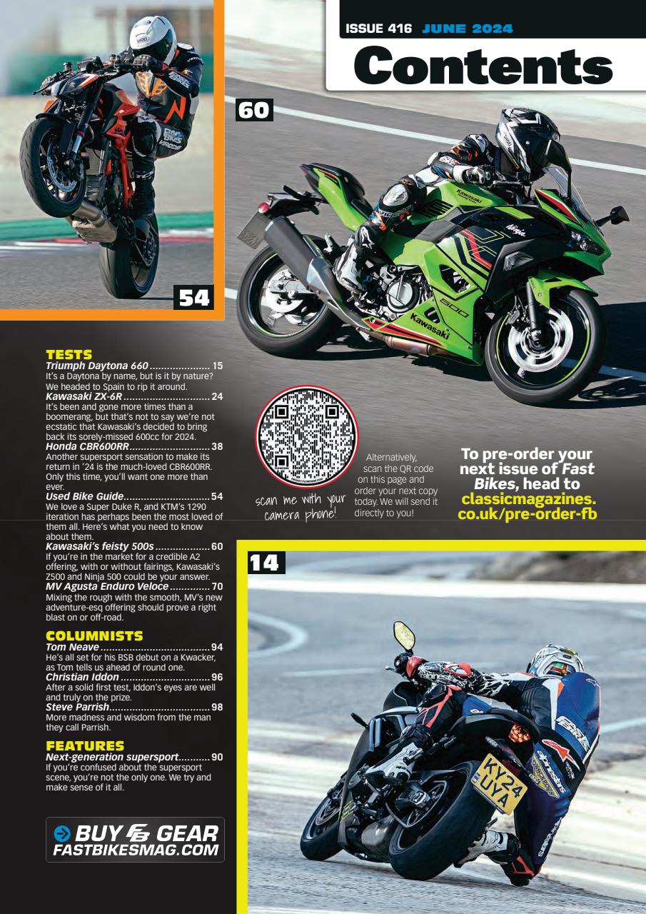 Fast Bikes Preview Pages