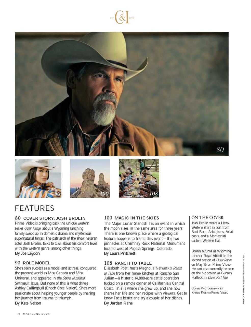 Cowboys and Indians Preview Pages
