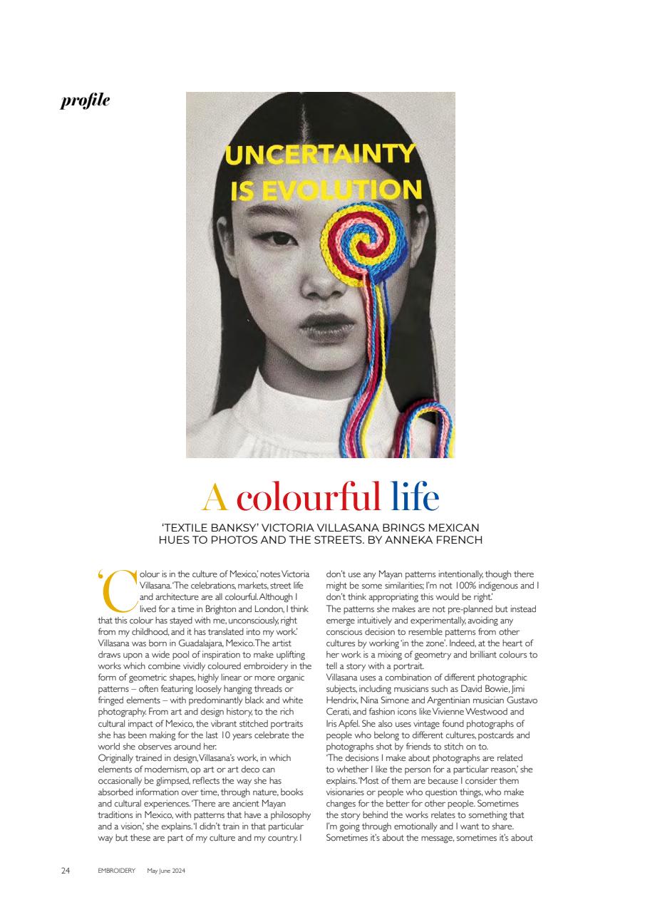 Embroidery Magazine Preview Pages