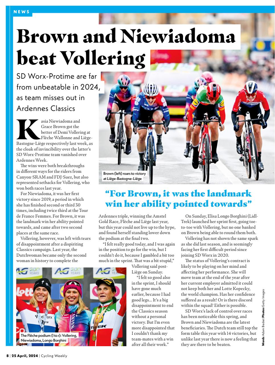 Cycling Weekly Preview Pages