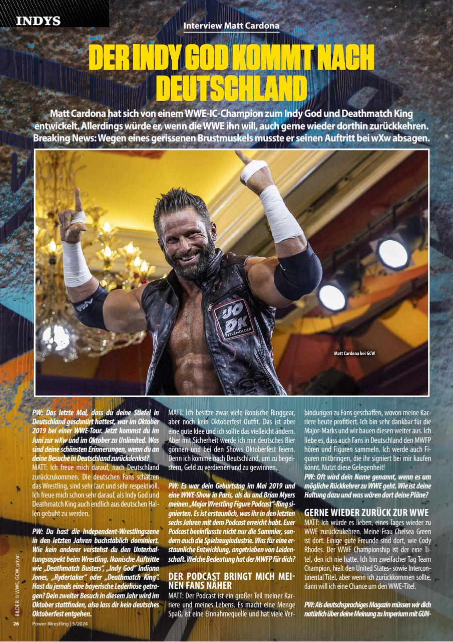 Power-Wrestling Preview Pages