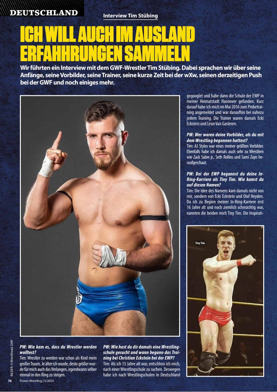 Power-Wrestling Preview Pages