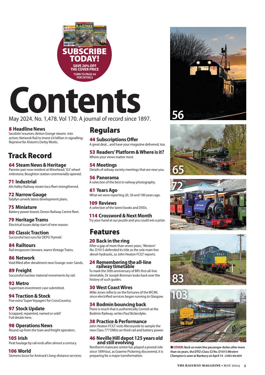 Railway Magazine Preview Pages