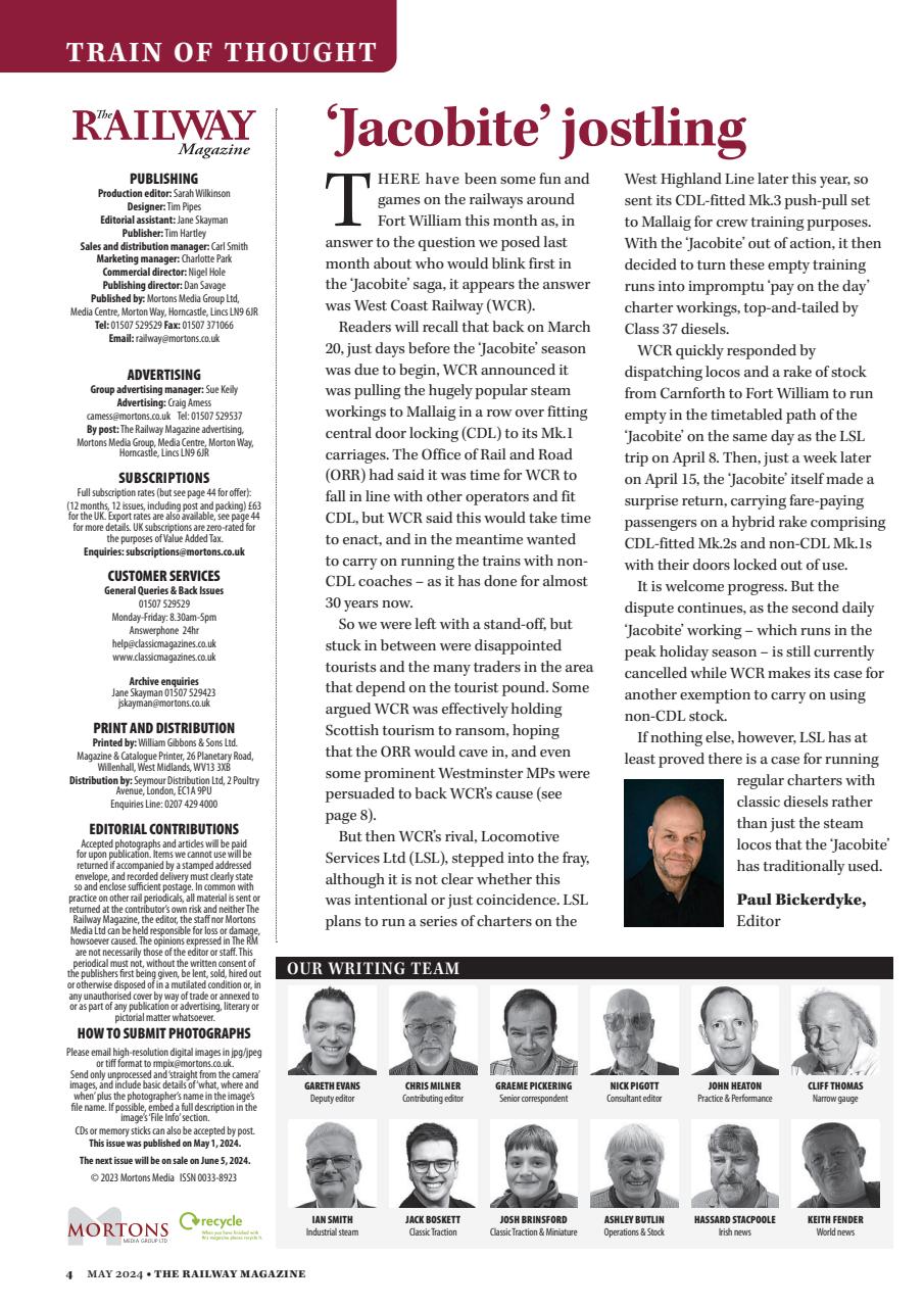 Railway Magazine Preview Pages