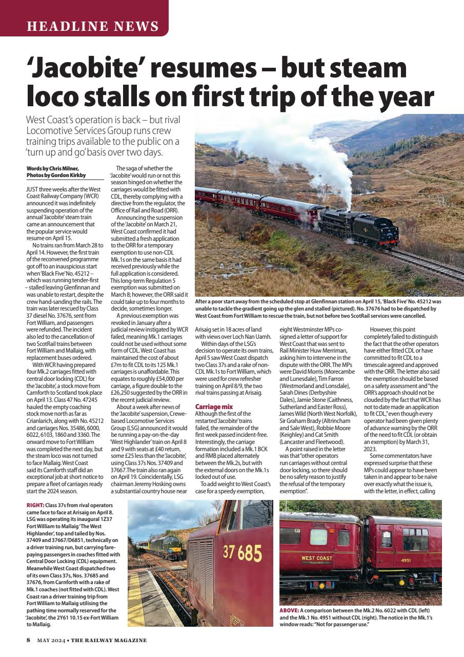 Railway Magazine Preview Pages
