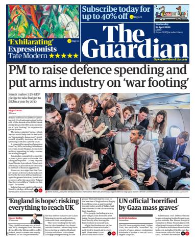 The Guardian Newspaper issue Wednesday, April 24, 2024