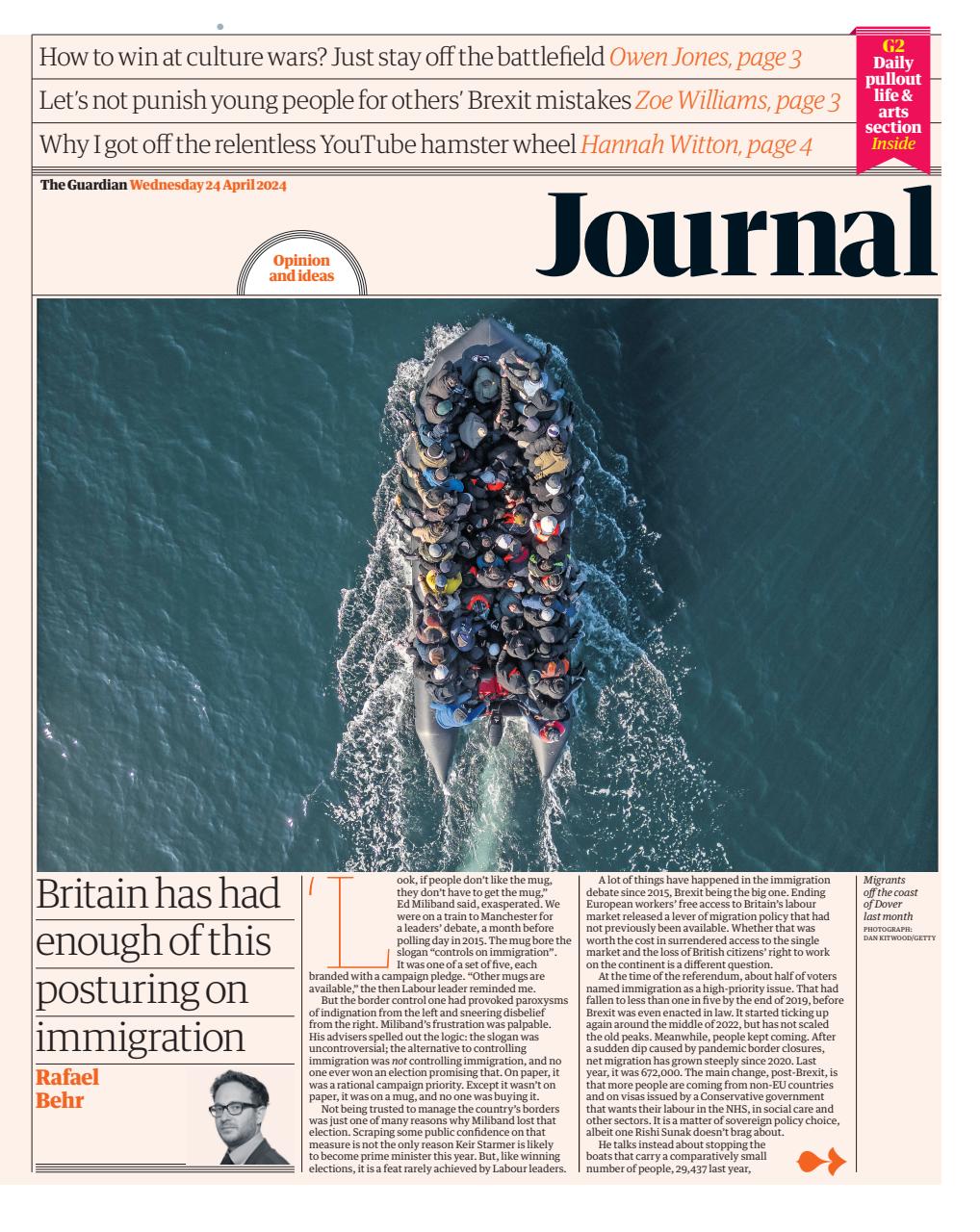 The Guardian Newspaper Preview Pages