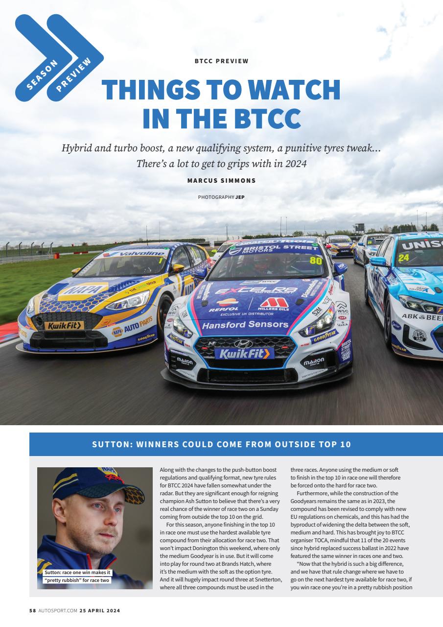 Autosport Preview Pages