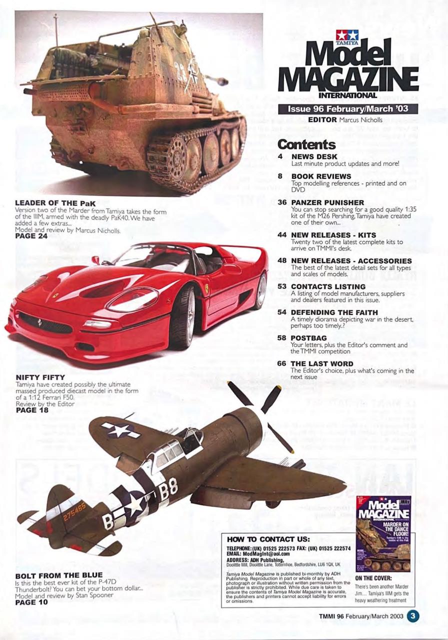 Tamiya Model Magazine Preview Pages