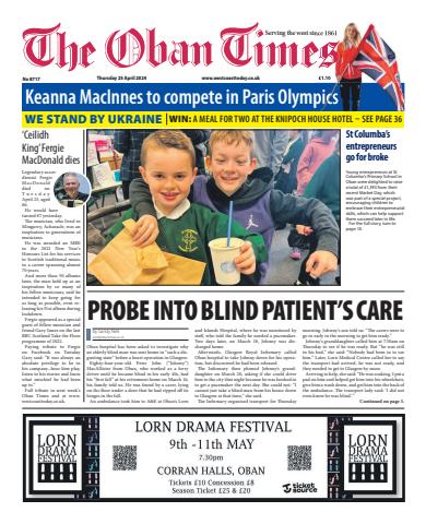 The Oban Times & Lochaber Times issue Thursday, April 25, 2024