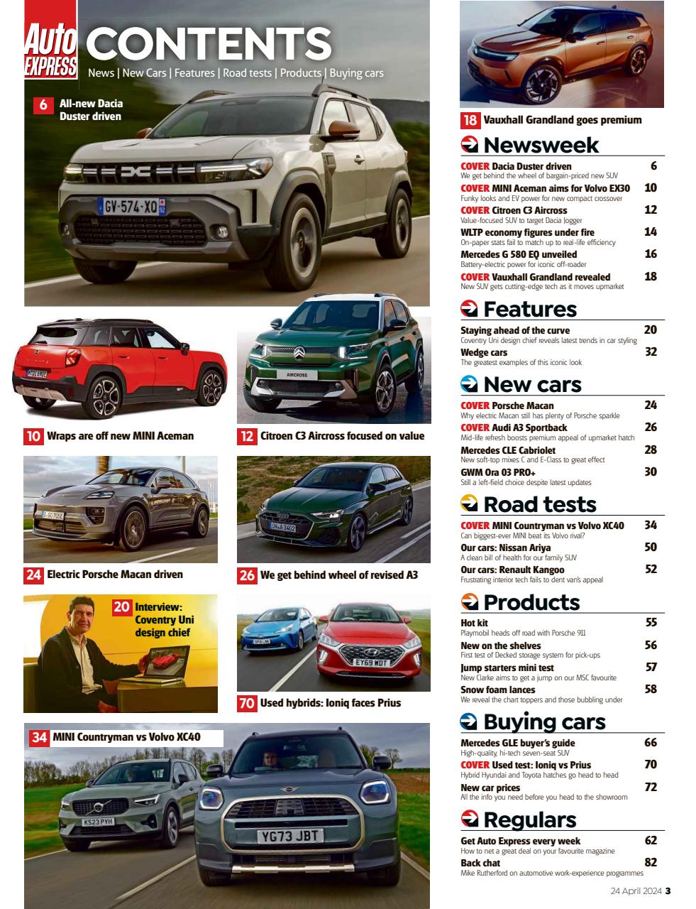 Auto Express Preview Pages