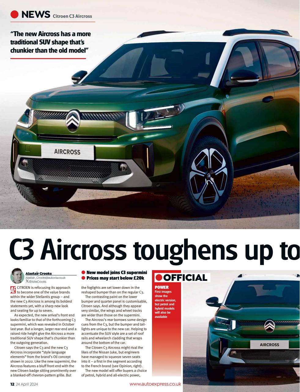 Auto Express Preview Pages