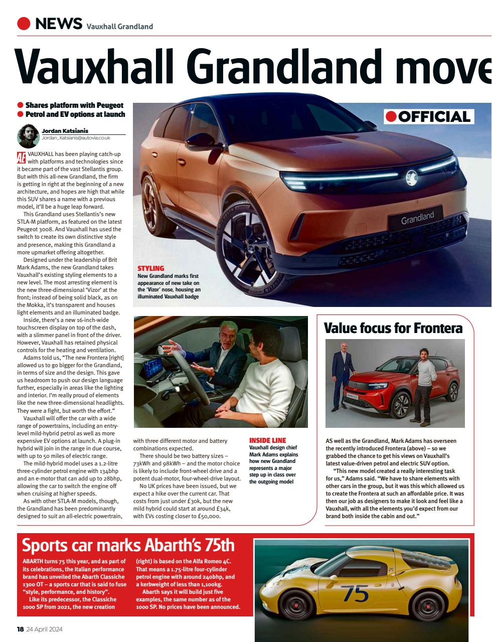 Auto Express Preview Pages