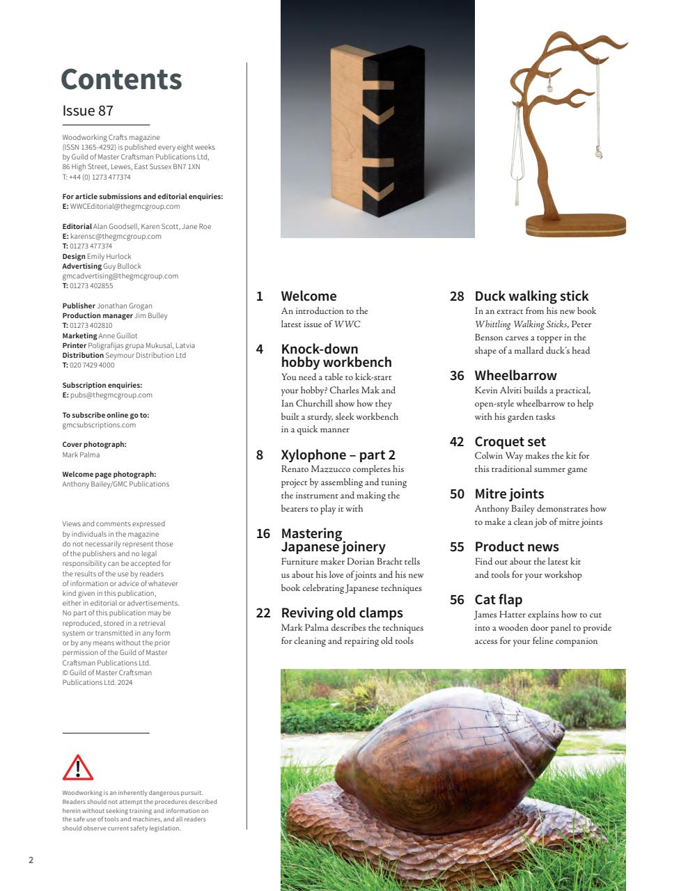 Woodworking Crafts Magazine Preview Pages