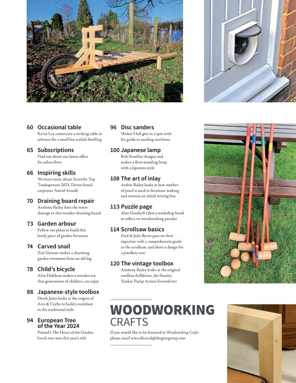 Woodworking Crafts Magazine Preview Pages