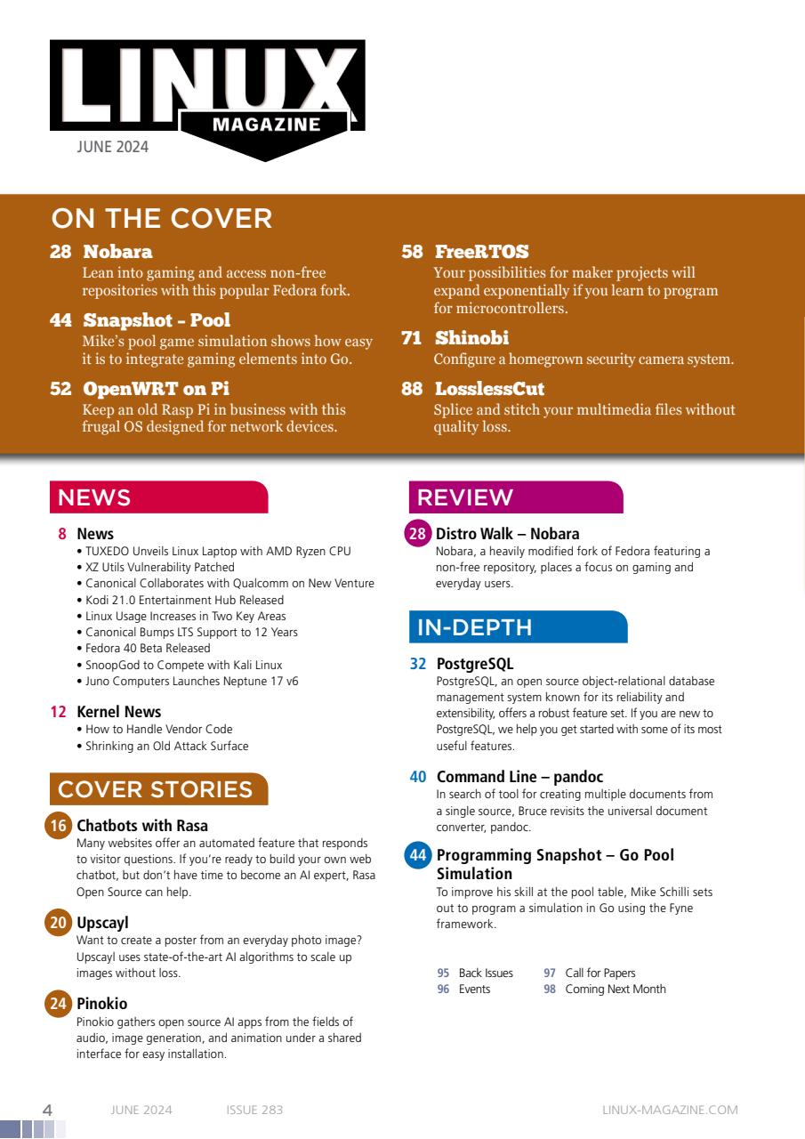 Linux Magazine Preview Pages