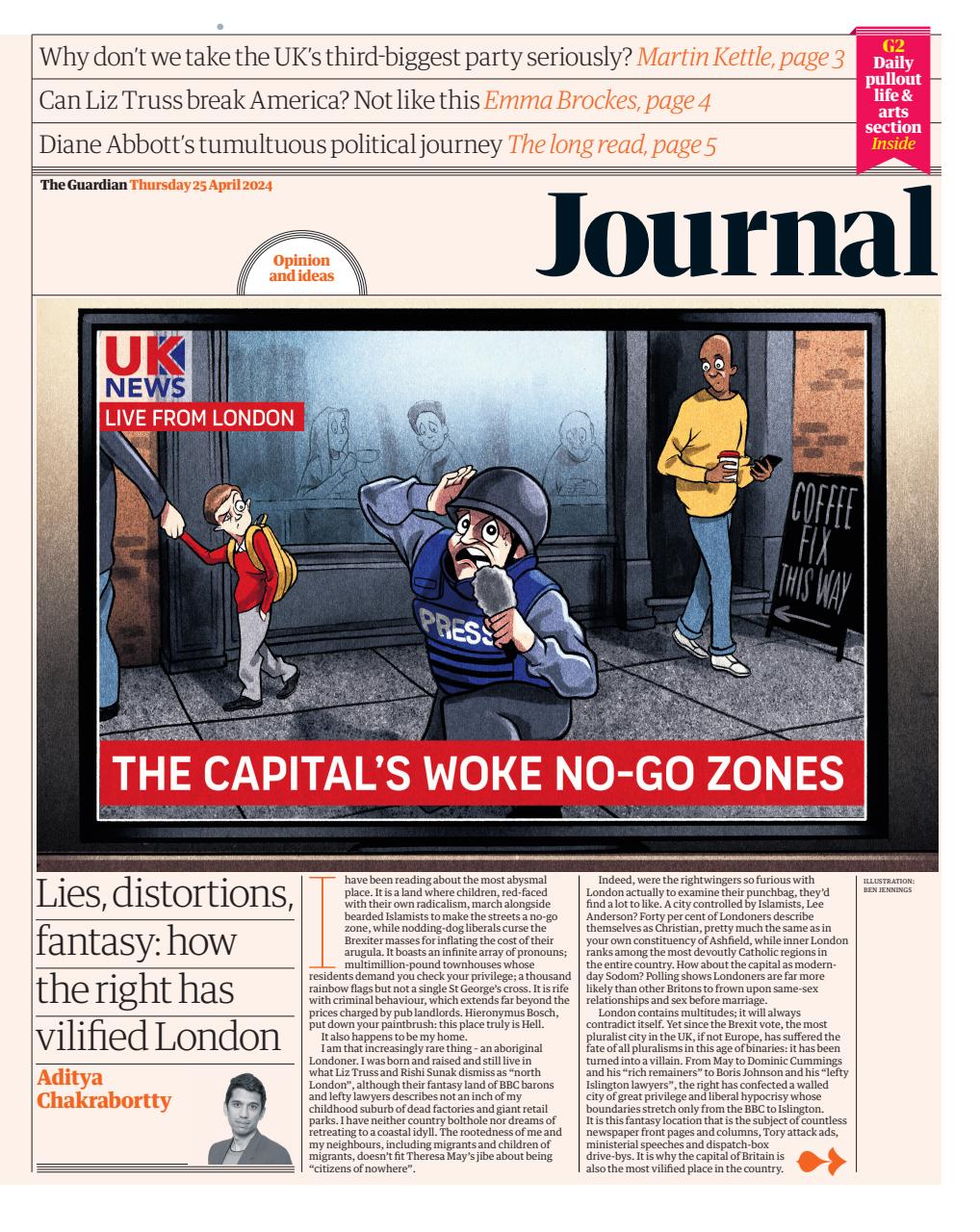 The Guardian Newspaper Preview Pages