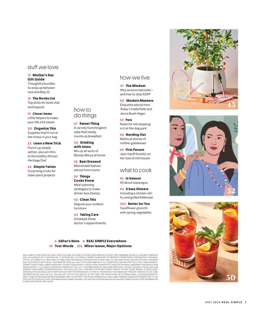 Real Simple Preview Pages