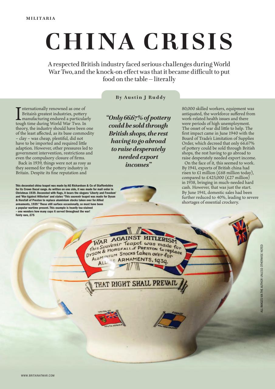 Britain at War Magazine Preview Pages