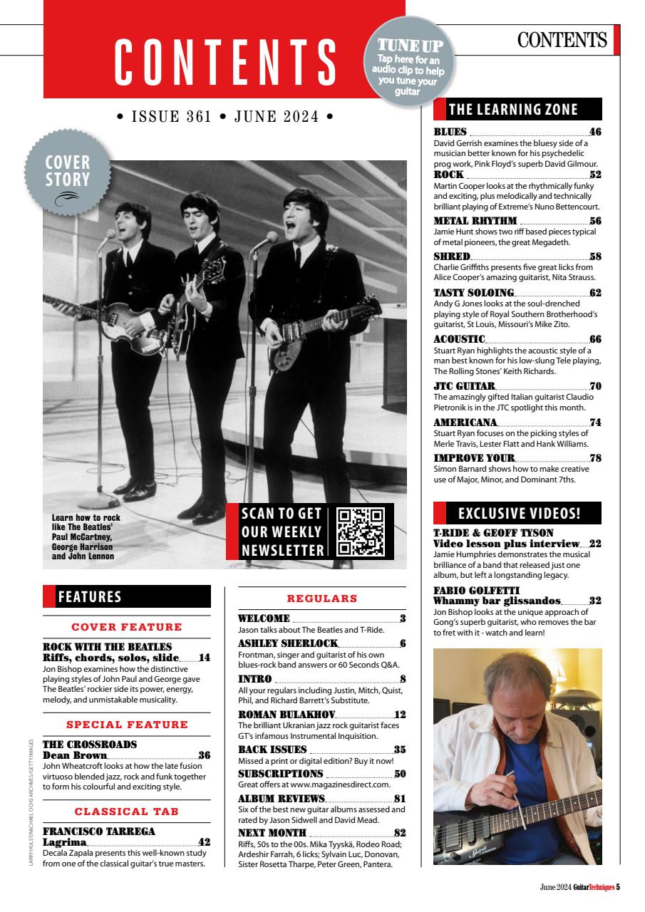 Guitar Techniques Preview Pages