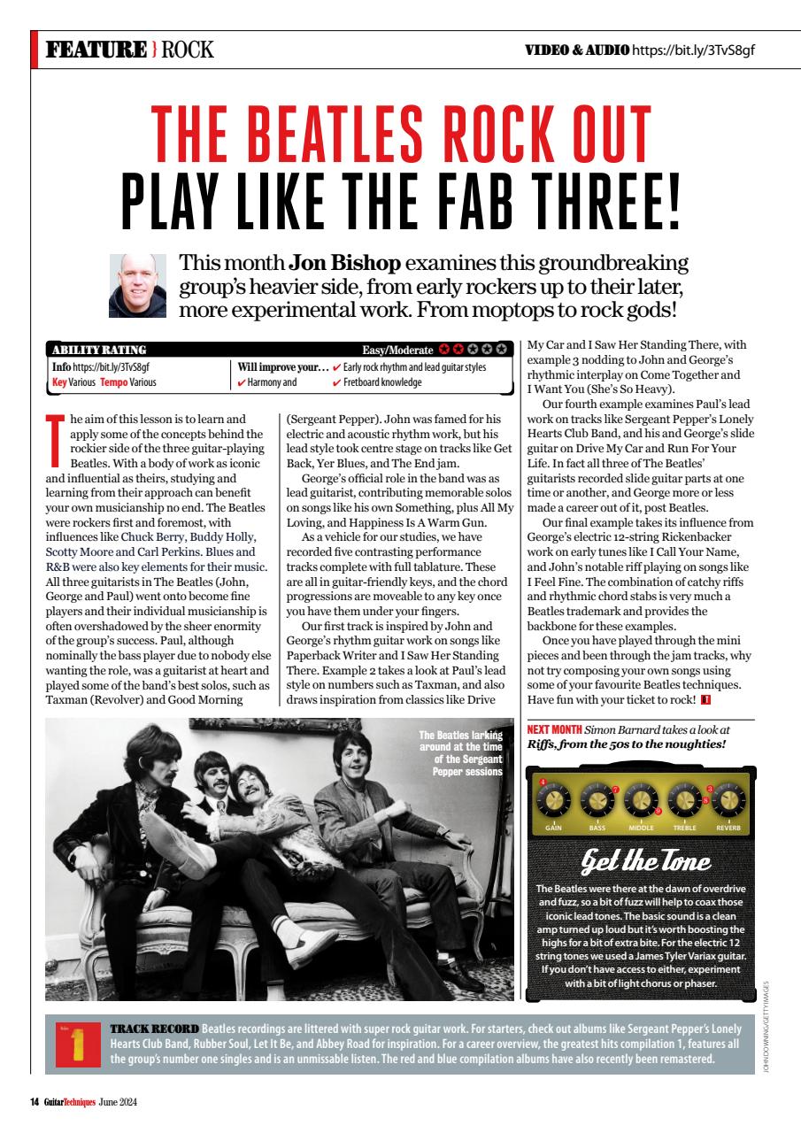 Guitar Techniques Preview Pages