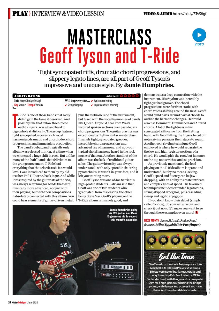 Guitar Techniques Preview Pages