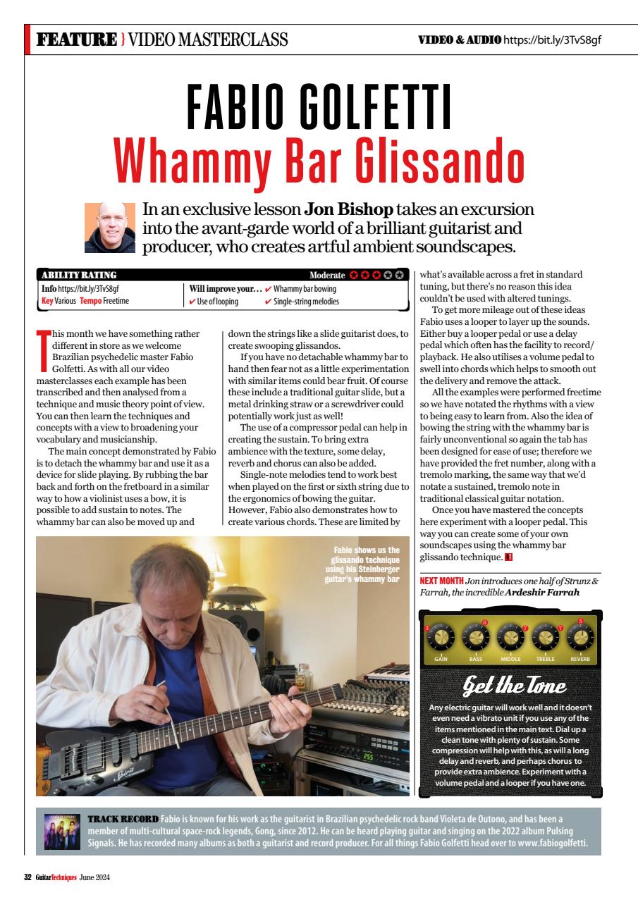 Guitar Techniques Preview Pages