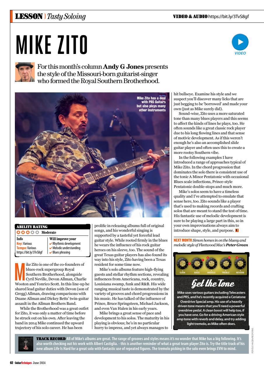 Guitar Techniques Preview Pages